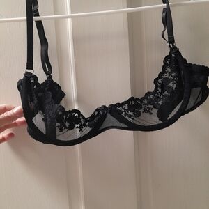 Elegant Black Lace Bra